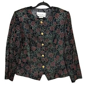 Another Thyme Vintage Whimsigoth Blazer Womens Size 12 Witchy Glam Fairy Grunge